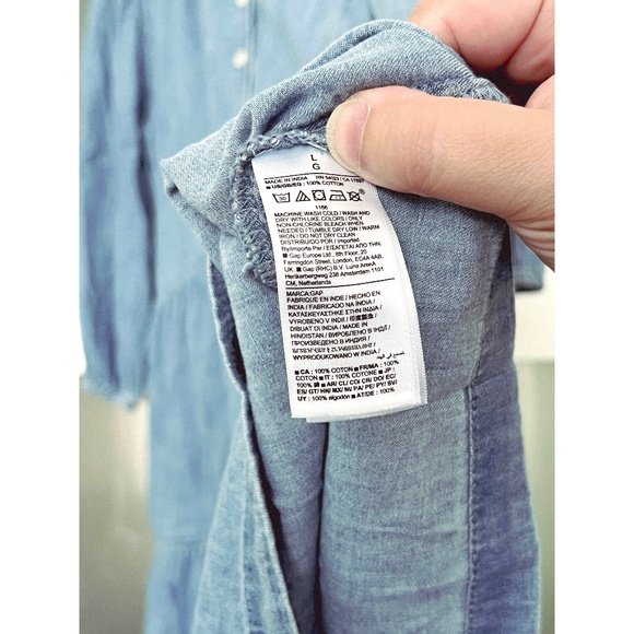 GAP Blue Denim Dress - Picture 4 of 4